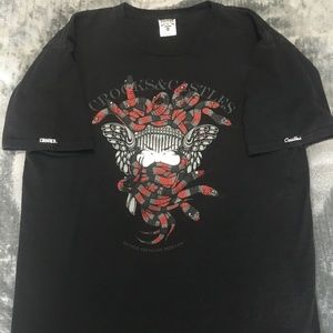 Crooks and Castles "Coral Snake" Medusa T-Shirt Large